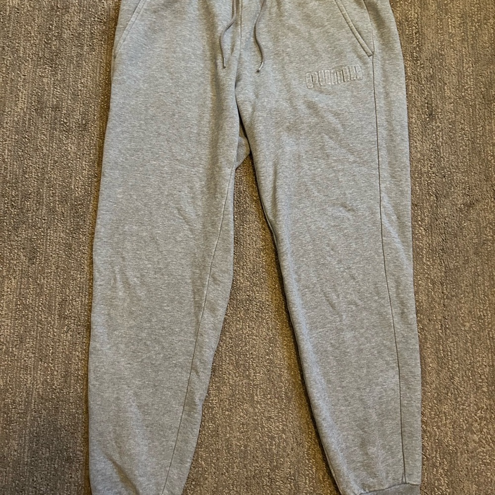Puma Light Gray Men's Joggers